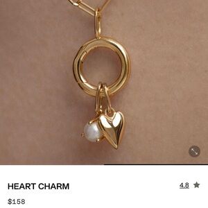 Mejuri 14K Gold Heart Charm